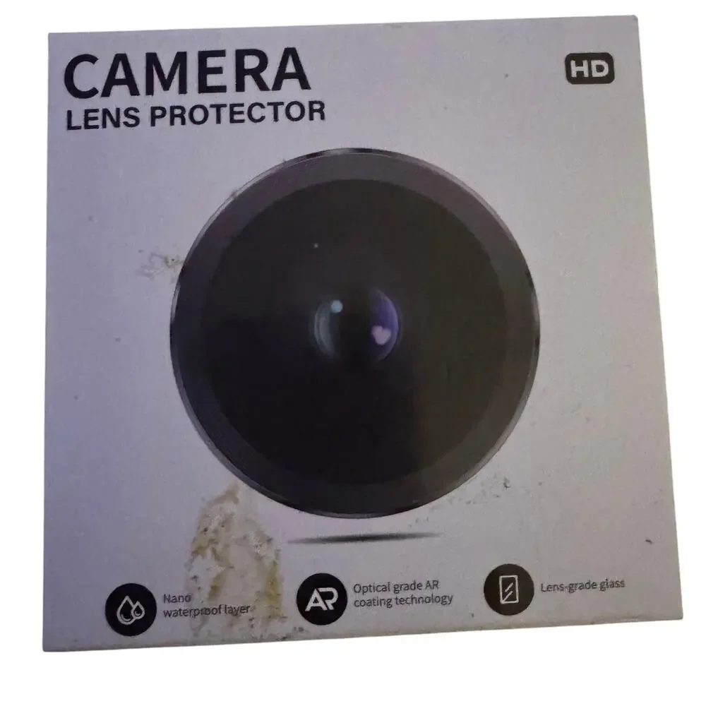 Hoerrye HD Camera Lens Protector 3+1 for iPhone Anti-Scratch Silver